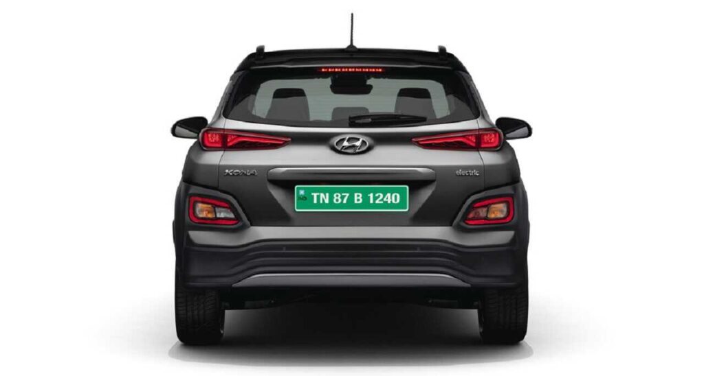 Hyundai Kona Ev Back Look