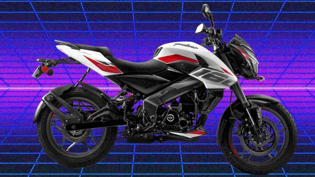 Pulsar NS160 Pearl Metallic White Color