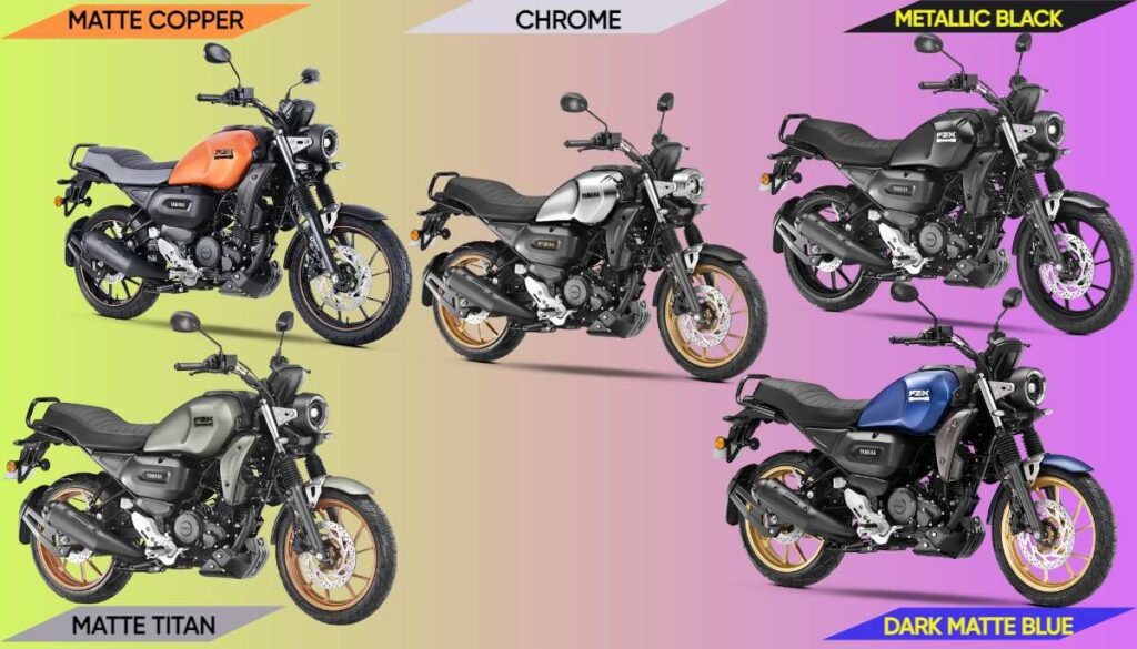 Yamaha FZ X Colours